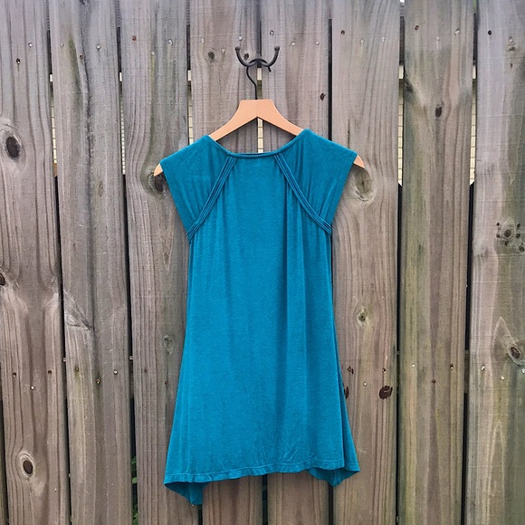 Sophia Max Teal Tunic- Size XS - Picture 4 of 4